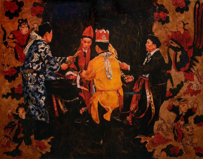 Triển lãm Cha và con của cố họa sĩ Trần Tuấn Lân và họa sĩ Trần Tuấn Long