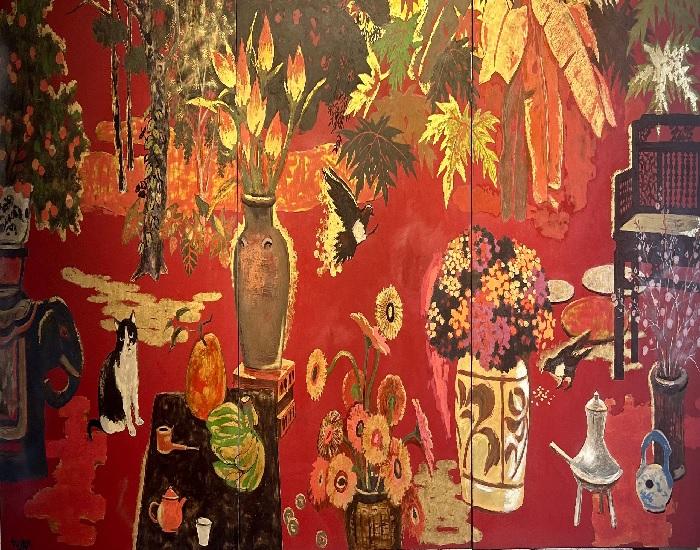Triển lãm tranh sơn mài Quyện tại Bảo tàng Mỹ thuật Việt Nam