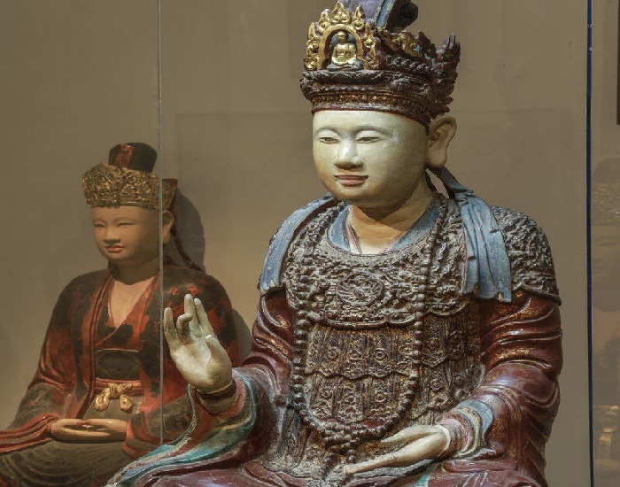 Bảo vật Quốc gia tại Bảo tàng Mỹ thuật Việt Nam - Pho tượng Bà chúa Kim cương Hoàng Hậu Trịnh Thị Ngọc Trúc