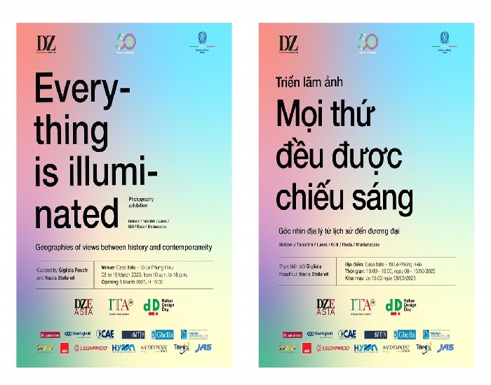 Triển lãm “Mọi Thứ Đều Được Chiếu Sáng” – “Everything is Illuminated” cho Ngày thiết kế Italia 2023 tại Trung tâm Văn hóa và Thương hiệu Ý