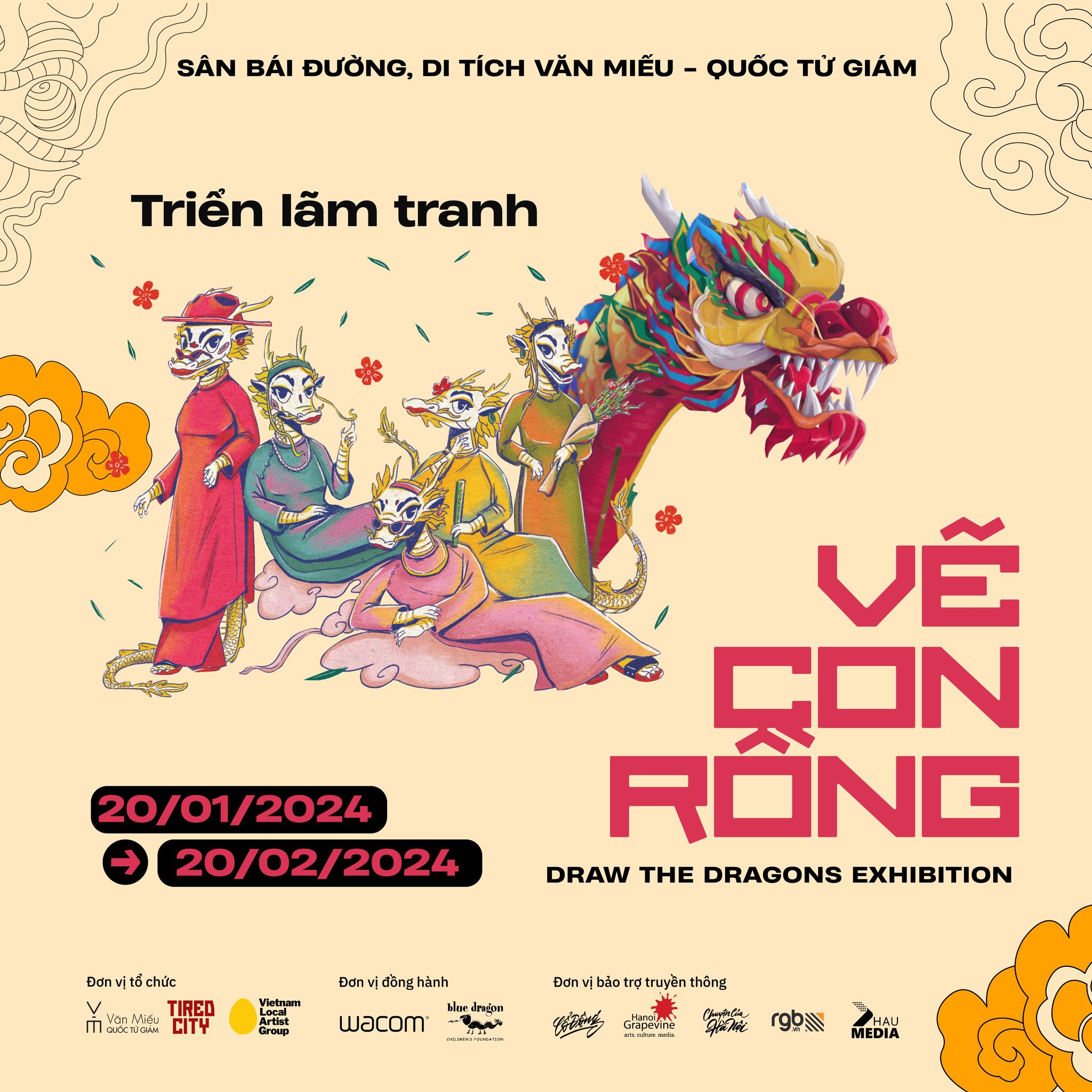 Triển Lãm "Vẽ Con Rồng" 2024 (Miễn Phí Tham Dự