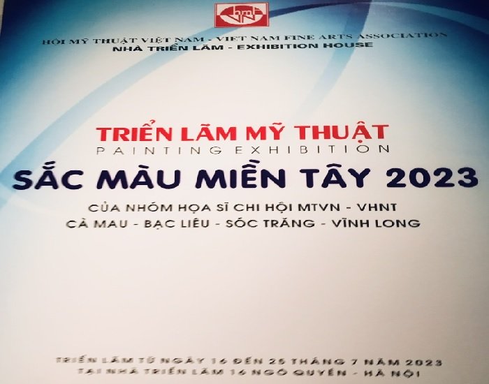Triển lãm Sắc màu miền Tây - Khi các họa sĩ miền Tây đem sắc màu Đồng bằng sông Cửu Long ra thủ đô